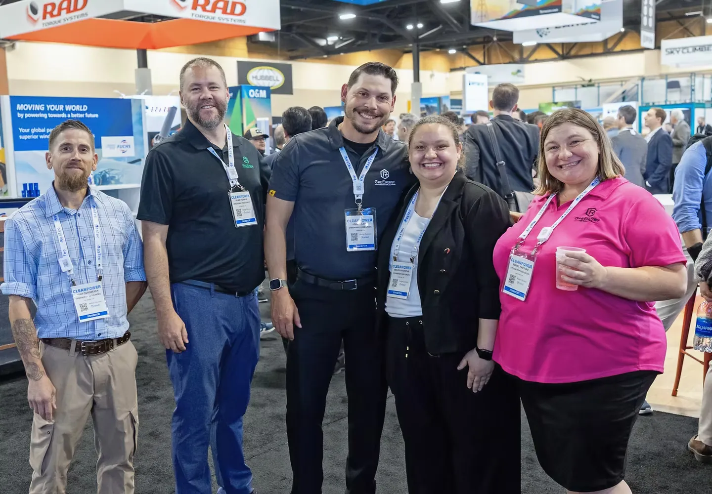 The GreEnergy Resources team at the CLEANPOWER conference
